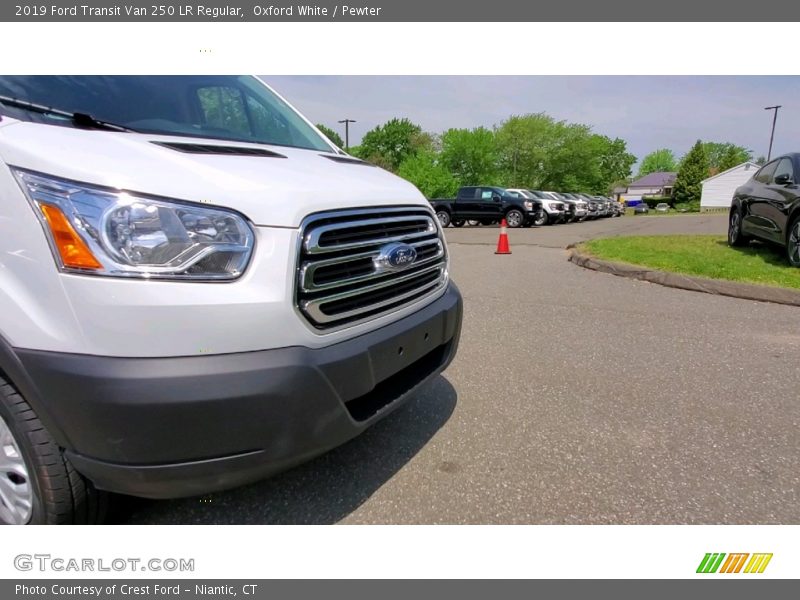 Oxford White / Pewter 2019 Ford Transit Van 250 LR Regular