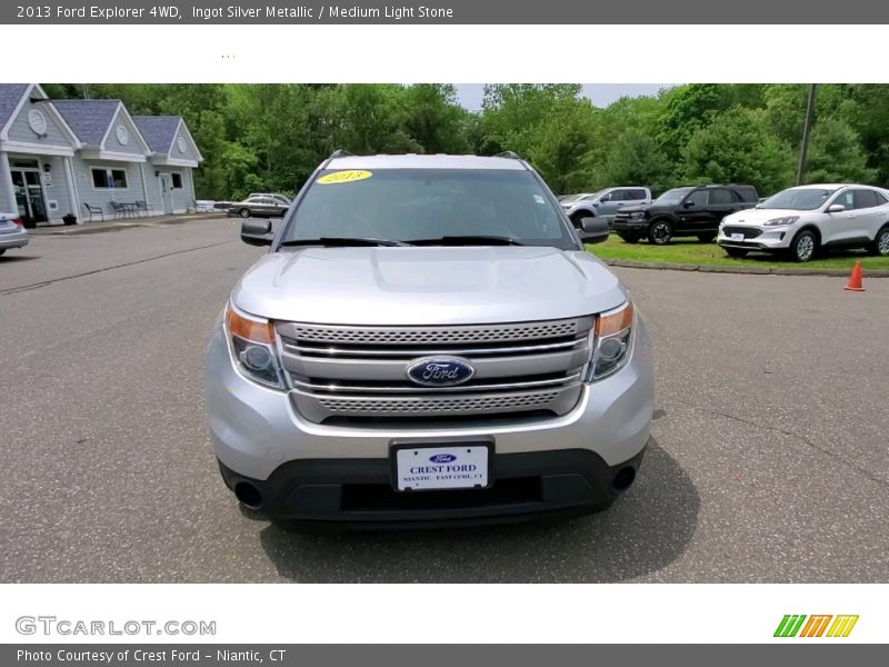 Ingot Silver Metallic / Medium Light Stone 2013 Ford Explorer 4WD