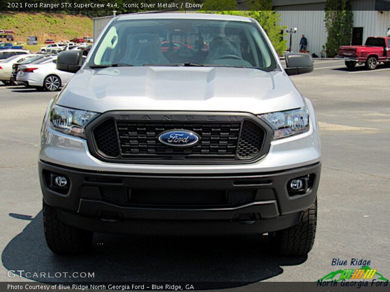 Iconic Silver Metallic / Ebony 2021 Ford Ranger STX SuperCrew 4x4