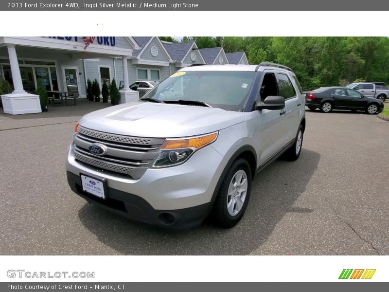 Ingot Silver Metallic / Medium Light Stone 2013 Ford Explorer 4WD
