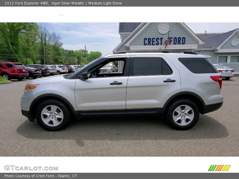 Ingot Silver Metallic / Medium Light Stone 2013 Ford Explorer 4WD