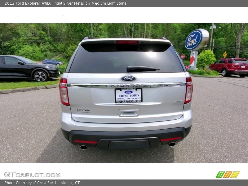 Ingot Silver Metallic / Medium Light Stone 2013 Ford Explorer 4WD