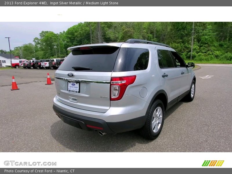 Ingot Silver Metallic / Medium Light Stone 2013 Ford Explorer 4WD