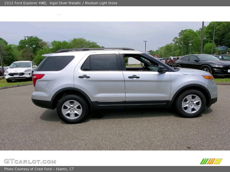Ingot Silver Metallic / Medium Light Stone 2013 Ford Explorer 4WD