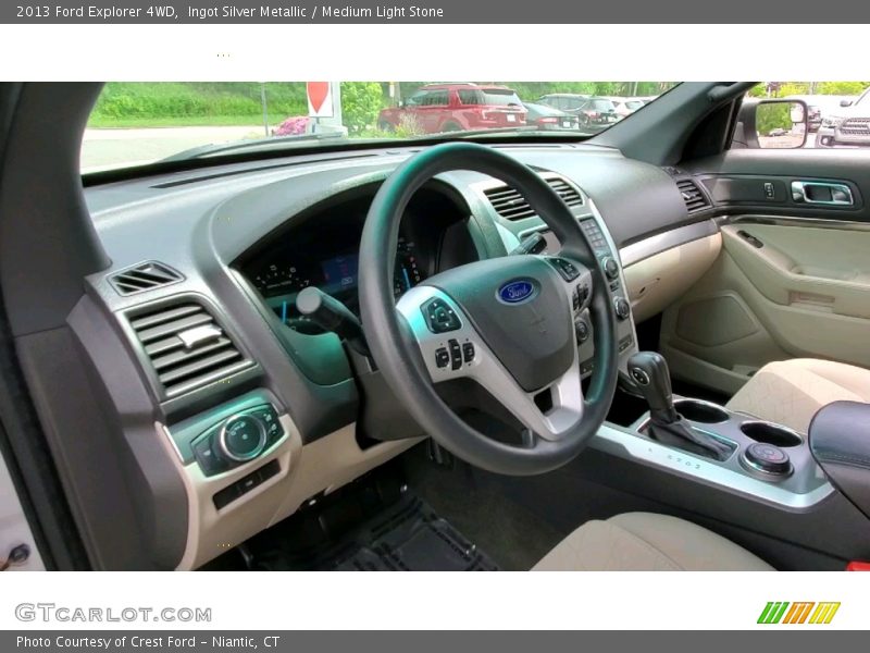 Ingot Silver Metallic / Medium Light Stone 2013 Ford Explorer 4WD