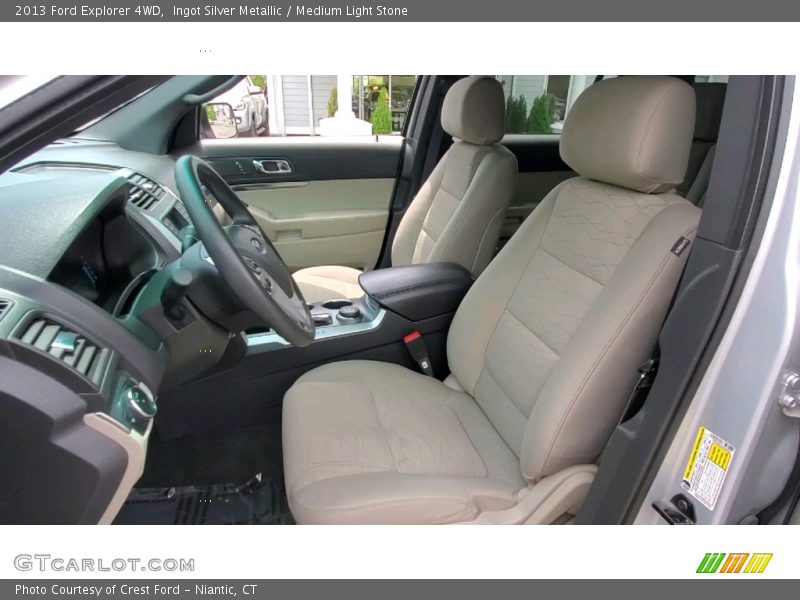 Ingot Silver Metallic / Medium Light Stone 2013 Ford Explorer 4WD