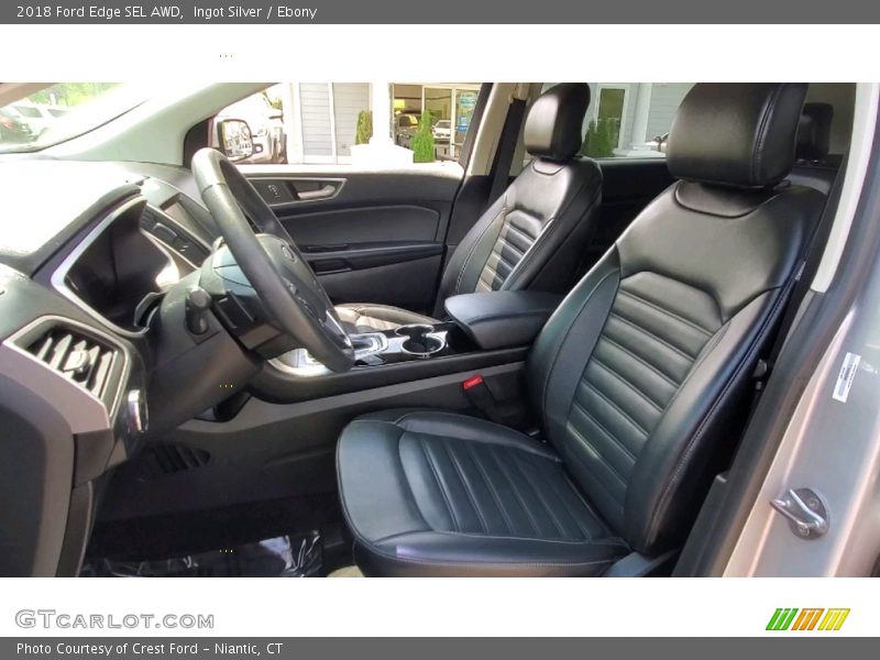 Ingot Silver / Ebony 2018 Ford Edge SEL AWD
