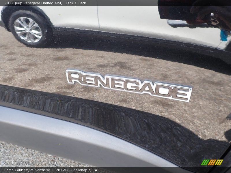 Black / Black 2017 Jeep Renegade Limited 4x4