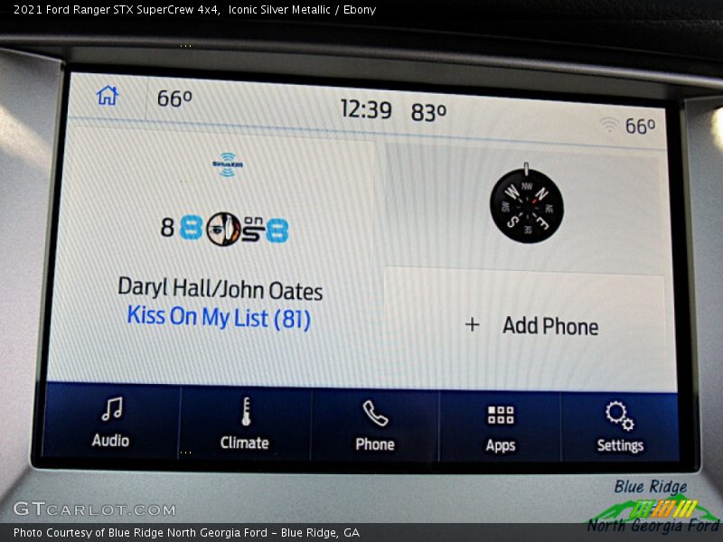 Iconic Silver Metallic / Ebony 2021 Ford Ranger STX SuperCrew 4x4