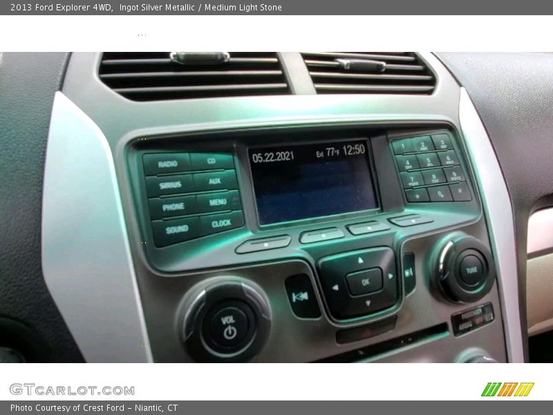 Ingot Silver Metallic / Medium Light Stone 2013 Ford Explorer 4WD