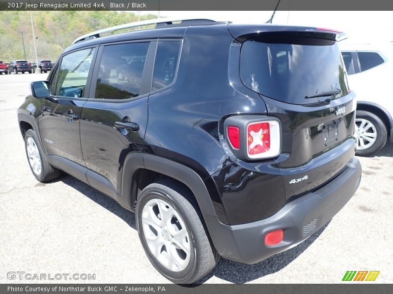 Black / Black 2017 Jeep Renegade Limited 4x4