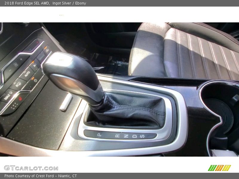Ingot Silver / Ebony 2018 Ford Edge SEL AWD