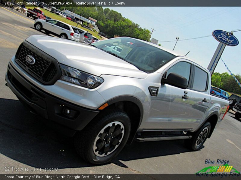 Iconic Silver Metallic / Ebony 2021 Ford Ranger STX SuperCrew 4x4