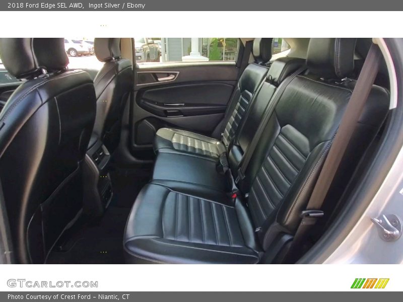 Ingot Silver / Ebony 2018 Ford Edge SEL AWD