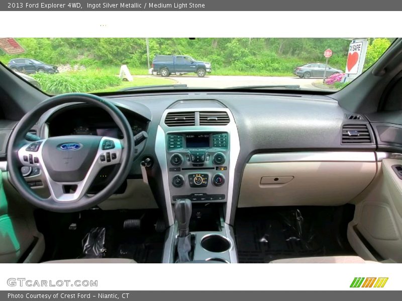 Ingot Silver Metallic / Medium Light Stone 2013 Ford Explorer 4WD