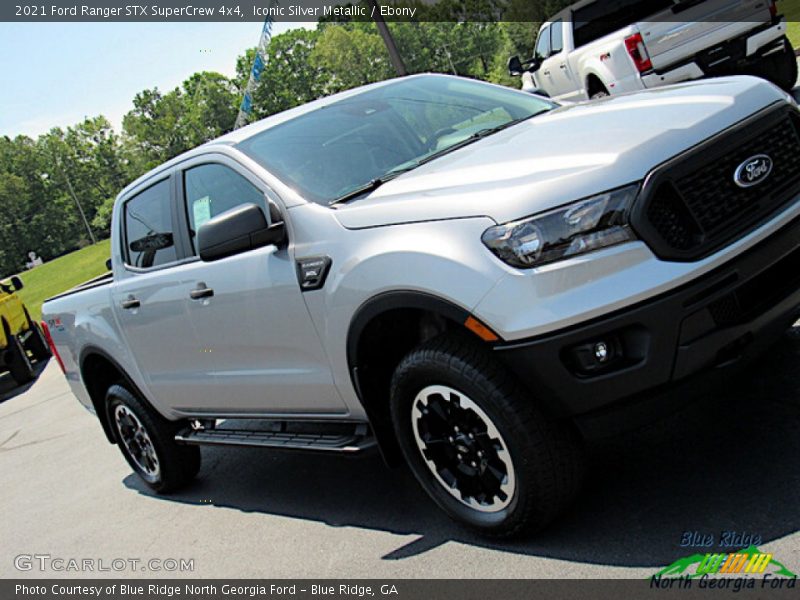 Iconic Silver Metallic / Ebony 2021 Ford Ranger STX SuperCrew 4x4