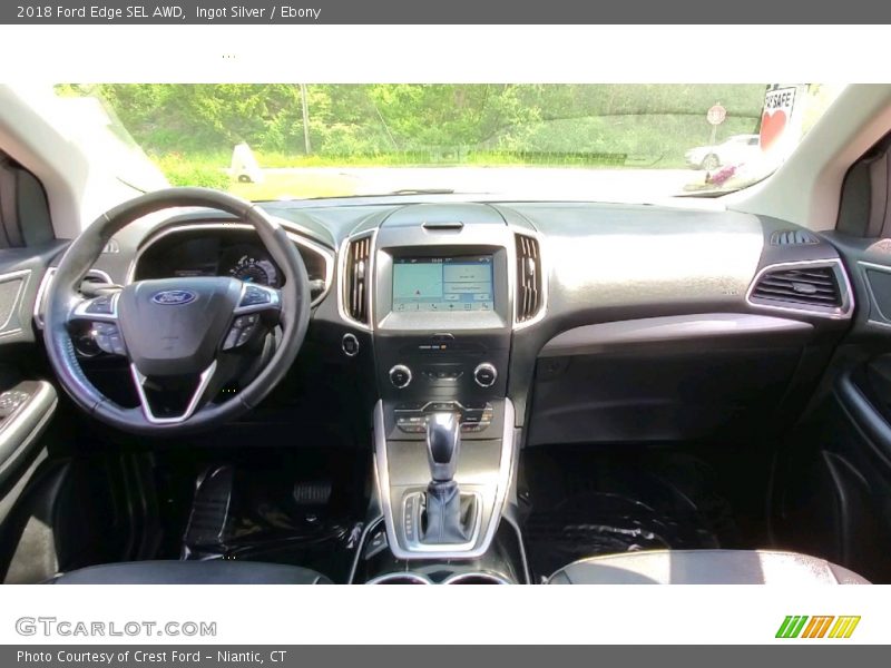 Ingot Silver / Ebony 2018 Ford Edge SEL AWD