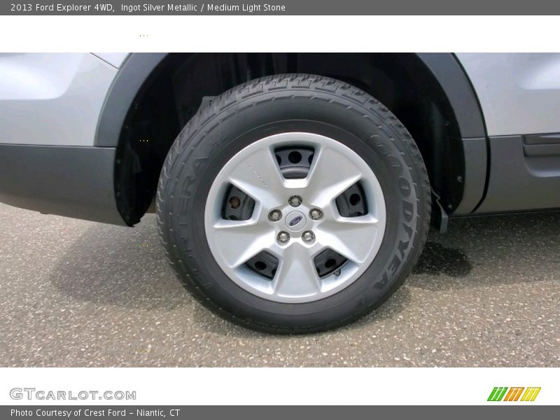Ingot Silver Metallic / Medium Light Stone 2013 Ford Explorer 4WD