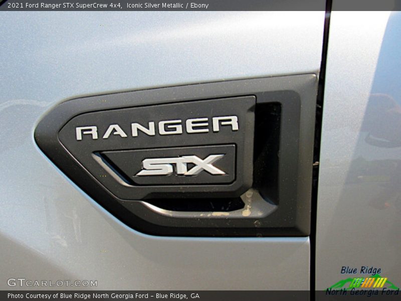 Iconic Silver Metallic / Ebony 2021 Ford Ranger STX SuperCrew 4x4