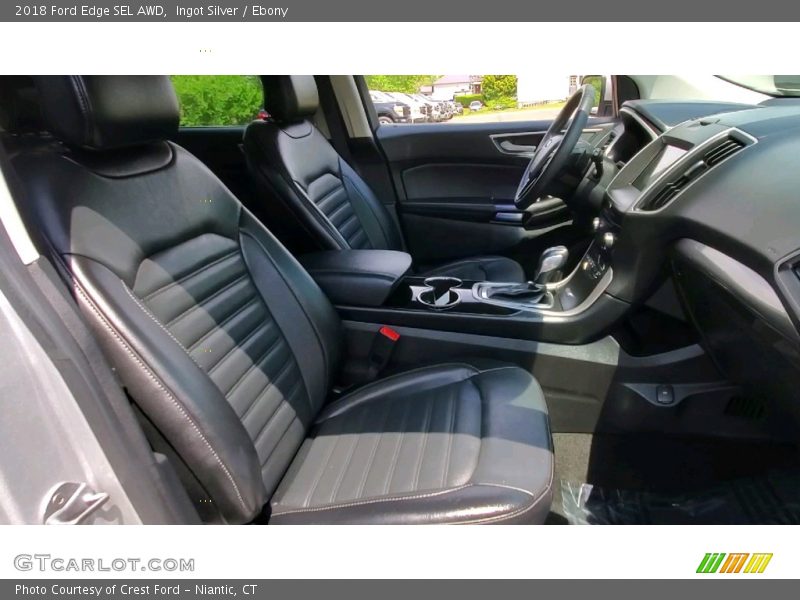 Ingot Silver / Ebony 2018 Ford Edge SEL AWD