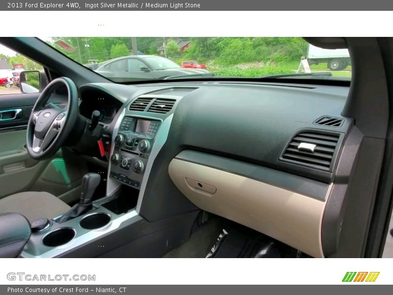 Ingot Silver Metallic / Medium Light Stone 2013 Ford Explorer 4WD