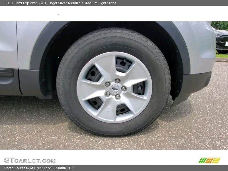 Ingot Silver Metallic / Medium Light Stone 2013 Ford Explorer 4WD