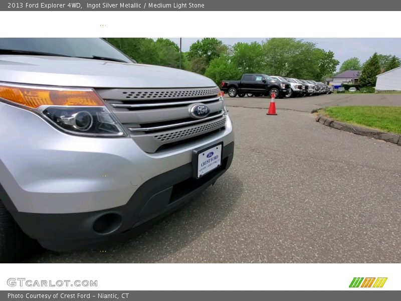 Ingot Silver Metallic / Medium Light Stone 2013 Ford Explorer 4WD
