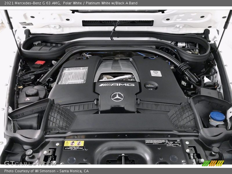  2021 G 63 AMG Engine - 4.0 Liter DI biturbo DOHC 32-Valve VVT V8