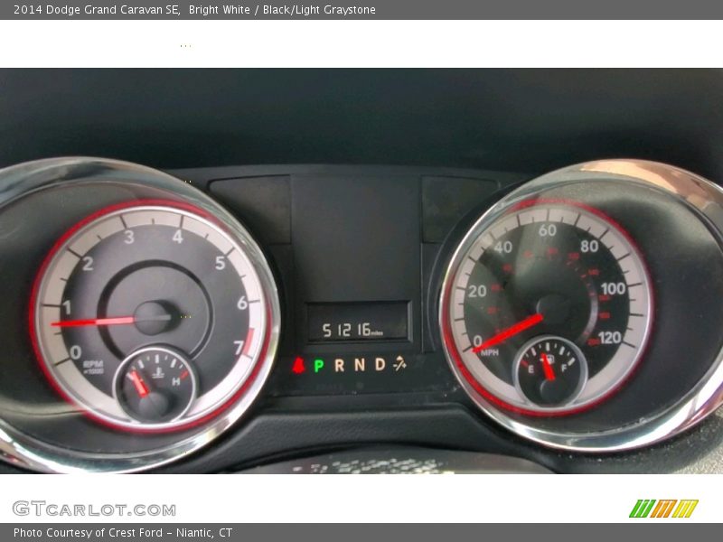 Bright White / Black/Light Graystone 2014 Dodge Grand Caravan SE