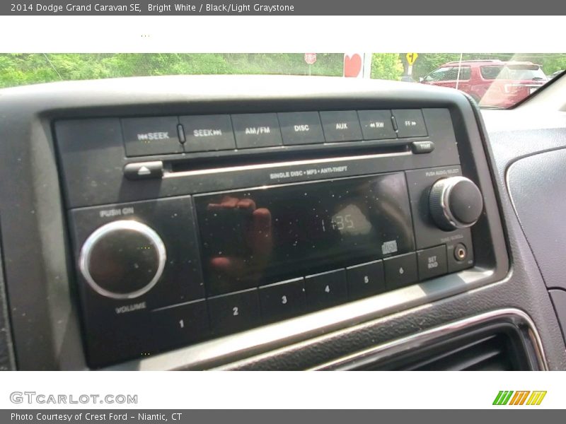 Bright White / Black/Light Graystone 2014 Dodge Grand Caravan SE