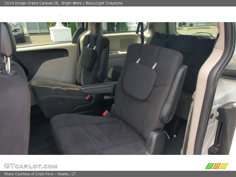Bright White / Black/Light Graystone 2014 Dodge Grand Caravan SE