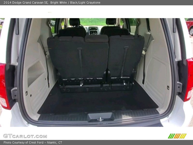 Bright White / Black/Light Graystone 2014 Dodge Grand Caravan SE