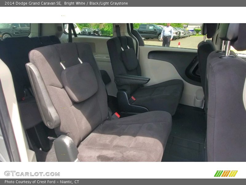 Bright White / Black/Light Graystone 2014 Dodge Grand Caravan SE