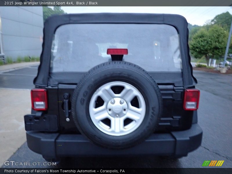 Black / Black 2015 Jeep Wrangler Unlimited Sport 4x4
