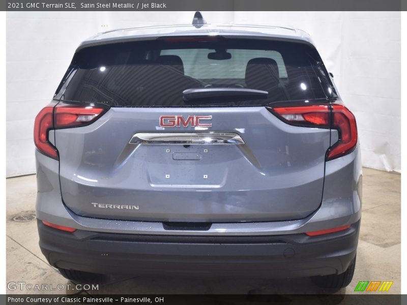 Satin Steel Metallic / Jet Black 2021 GMC Terrain SLE
