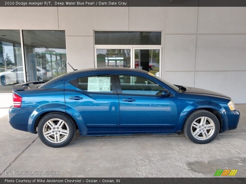 Deep Water Blue Pearl / Dark Slate Gray 2010 Dodge Avenger R/T