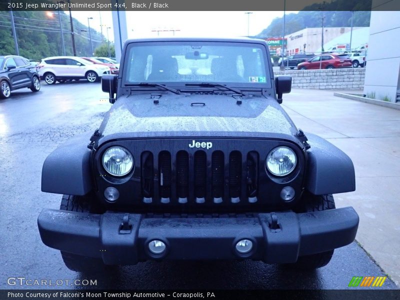 Black / Black 2015 Jeep Wrangler Unlimited Sport 4x4