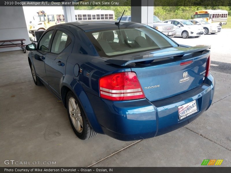 Deep Water Blue Pearl / Dark Slate Gray 2010 Dodge Avenger R/T