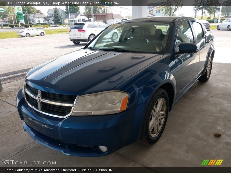 Deep Water Blue Pearl / Dark Slate Gray 2010 Dodge Avenger R/T
