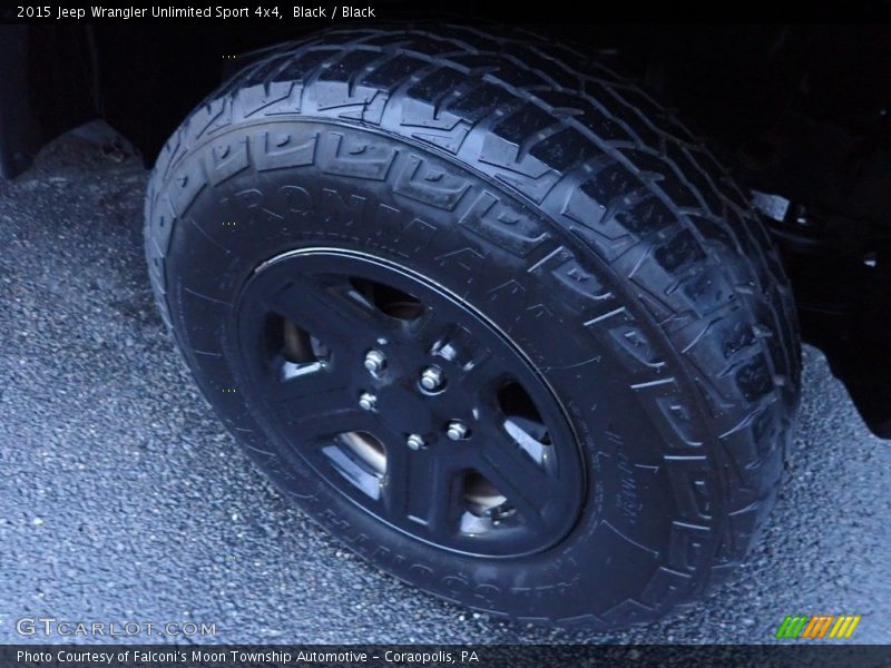 Black / Black 2015 Jeep Wrangler Unlimited Sport 4x4