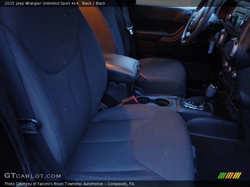 Black / Black 2015 Jeep Wrangler Unlimited Sport 4x4