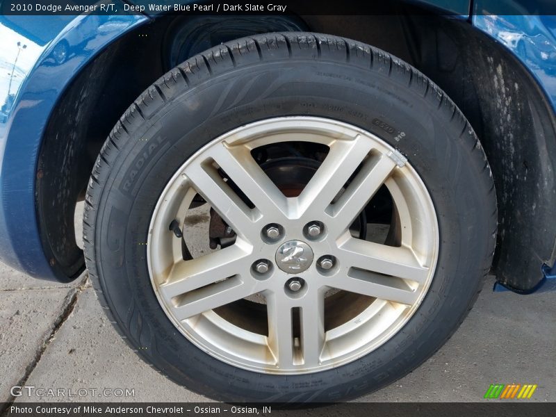 Deep Water Blue Pearl / Dark Slate Gray 2010 Dodge Avenger R/T