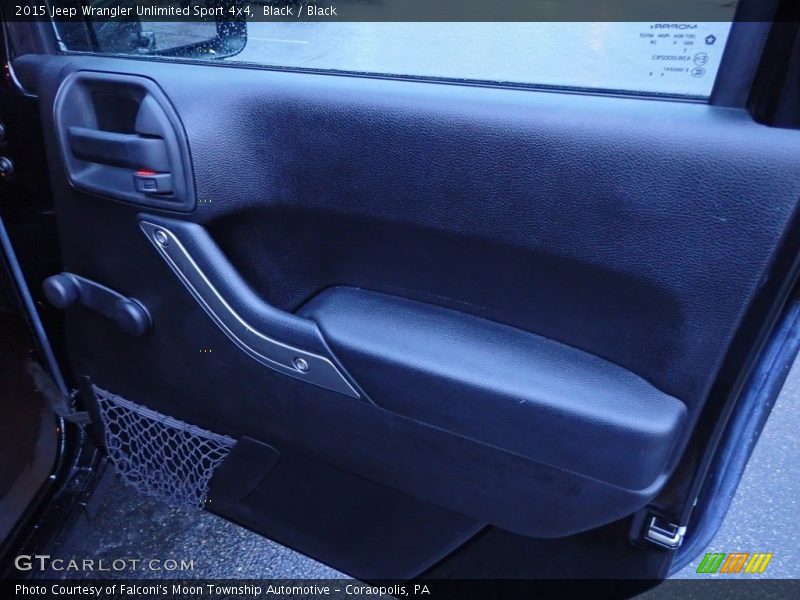 Black / Black 2015 Jeep Wrangler Unlimited Sport 4x4