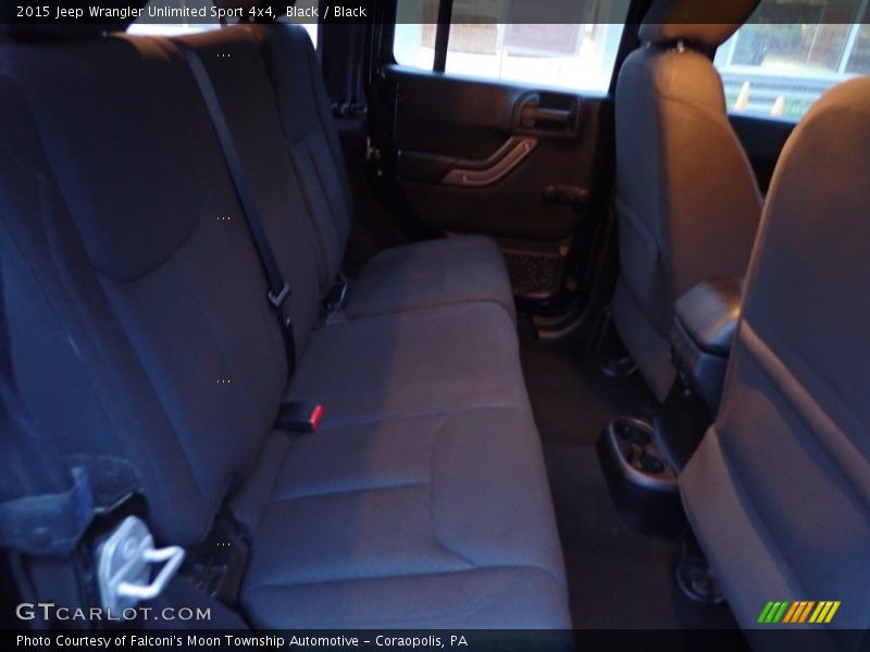 Black / Black 2015 Jeep Wrangler Unlimited Sport 4x4
