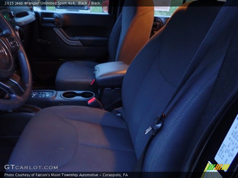 Black / Black 2015 Jeep Wrangler Unlimited Sport 4x4
