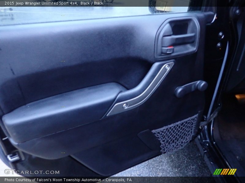 Black / Black 2015 Jeep Wrangler Unlimited Sport 4x4