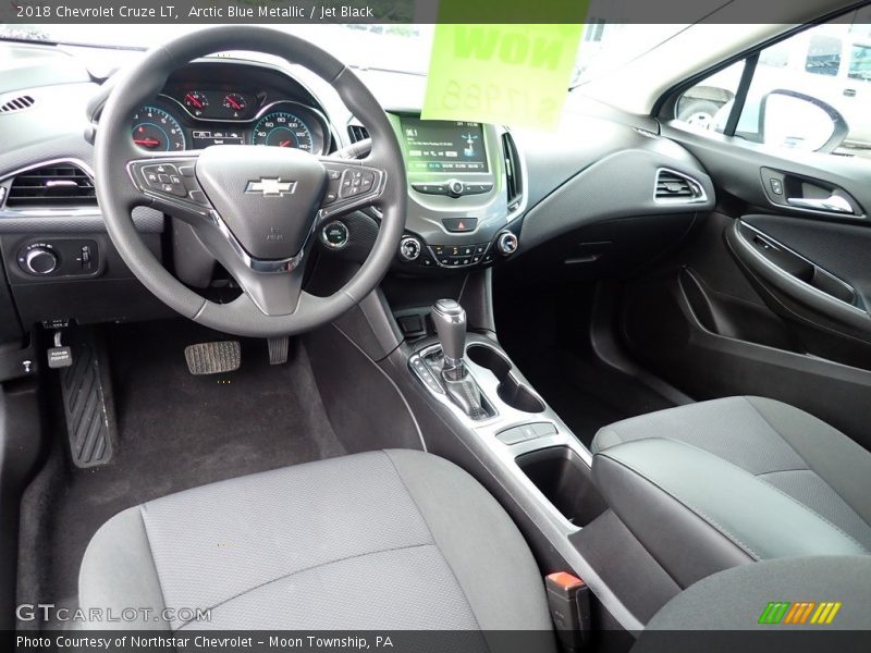 Arctic Blue Metallic / Jet Black 2018 Chevrolet Cruze LT