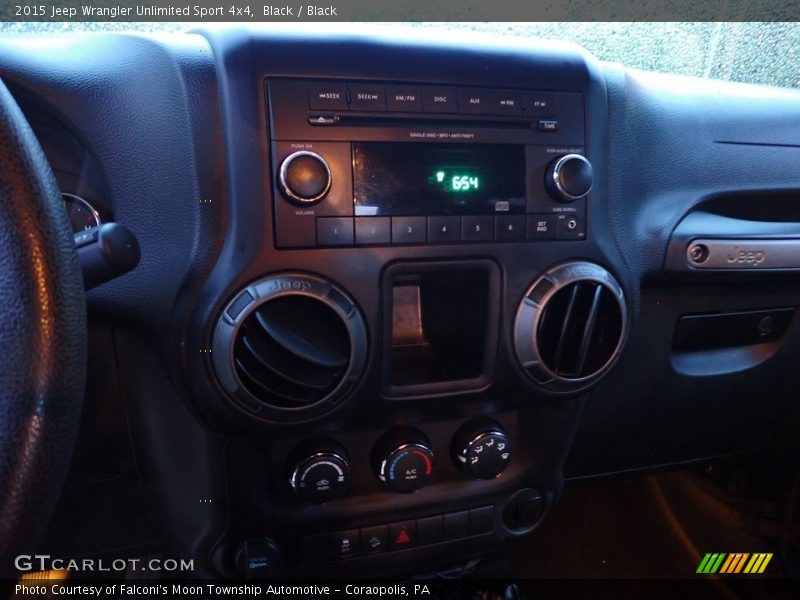 Black / Black 2015 Jeep Wrangler Unlimited Sport 4x4