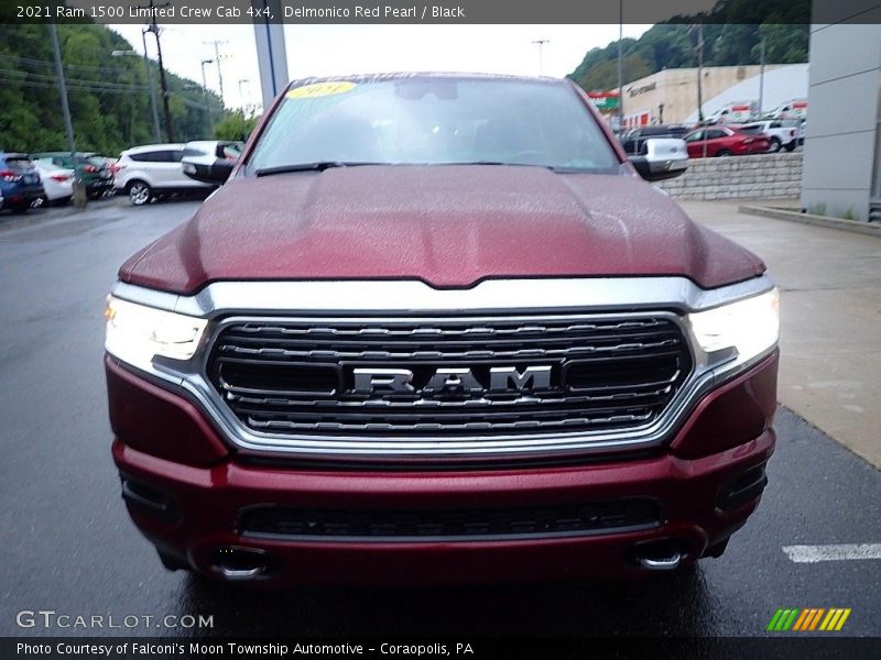 Delmonico Red Pearl / Black 2021 Ram 1500 Limited Crew Cab 4x4