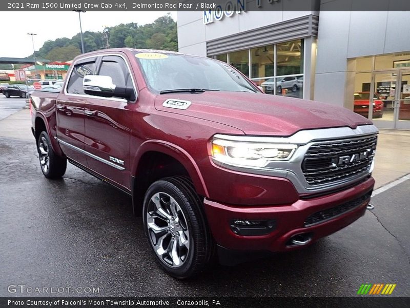 Delmonico Red Pearl / Black 2021 Ram 1500 Limited Crew Cab 4x4